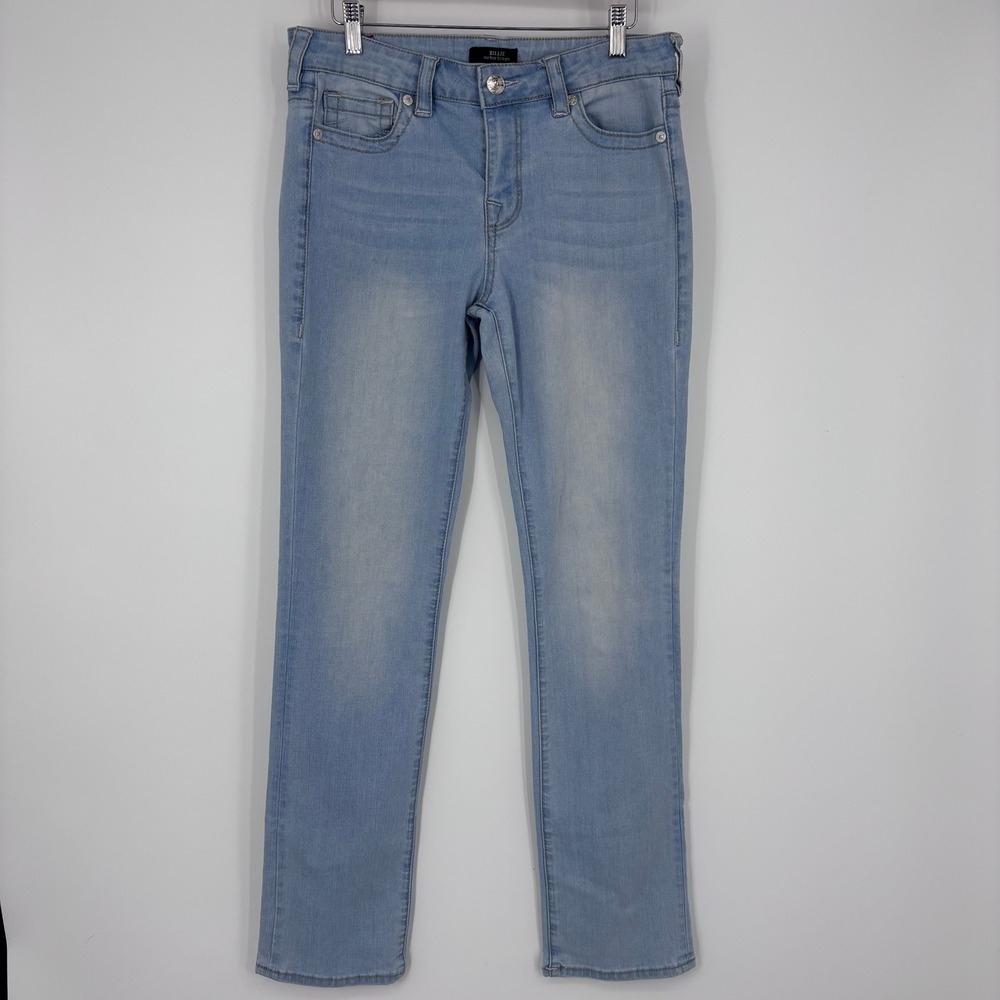 True Religion Billie Straight Leg Jeans‎ Womens 29 Light Blue Mid Rise Denim Y2K